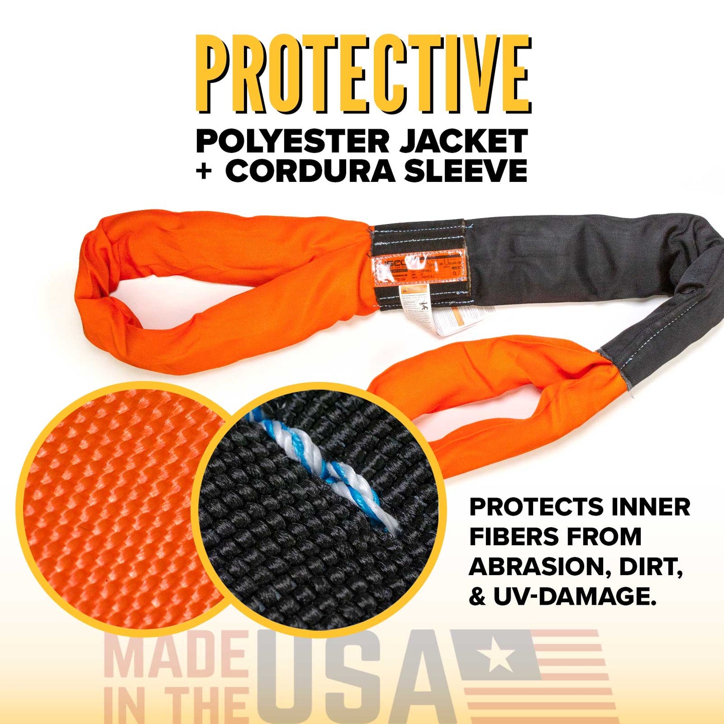 poly roundsling protective jacket