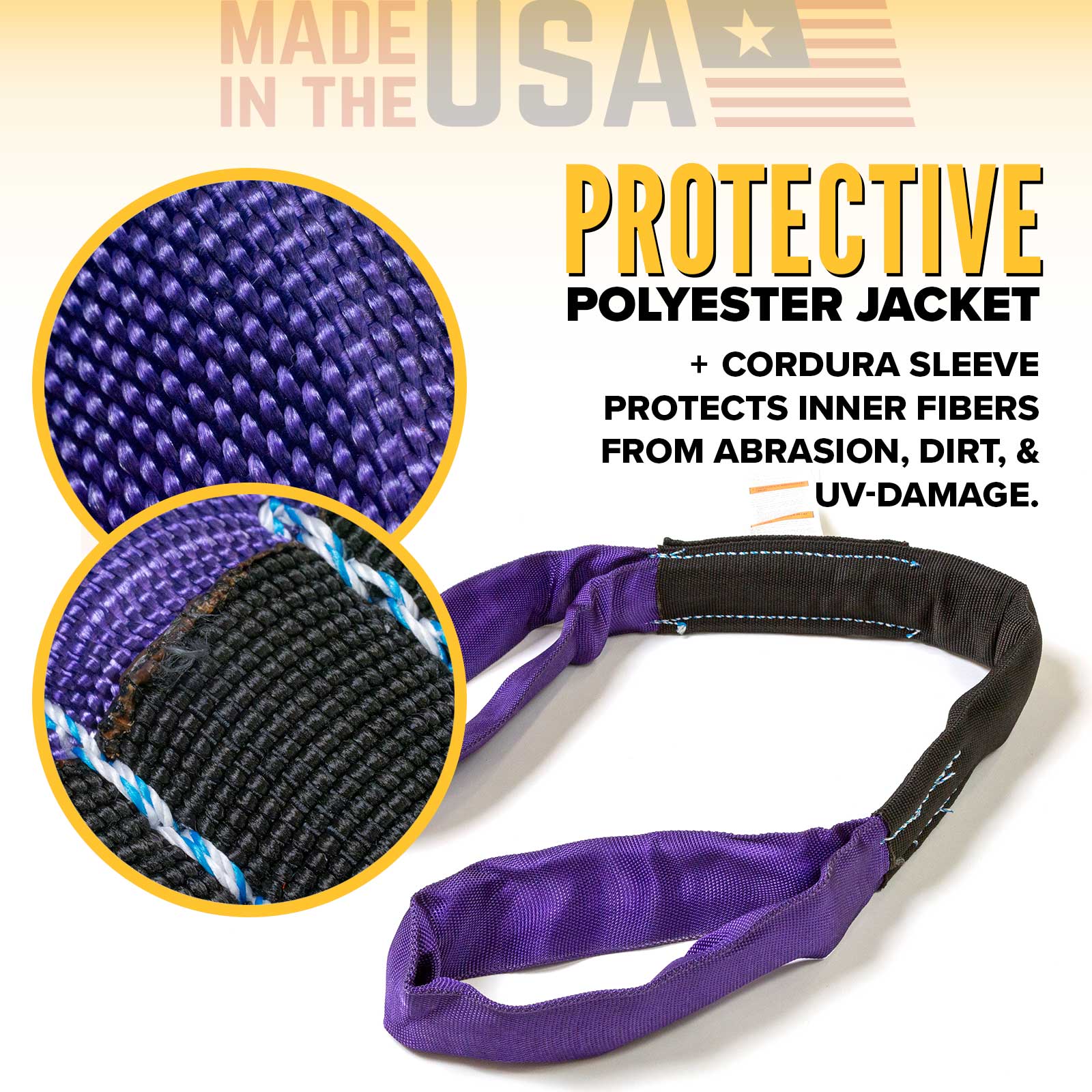 poly roundsling protective jacket