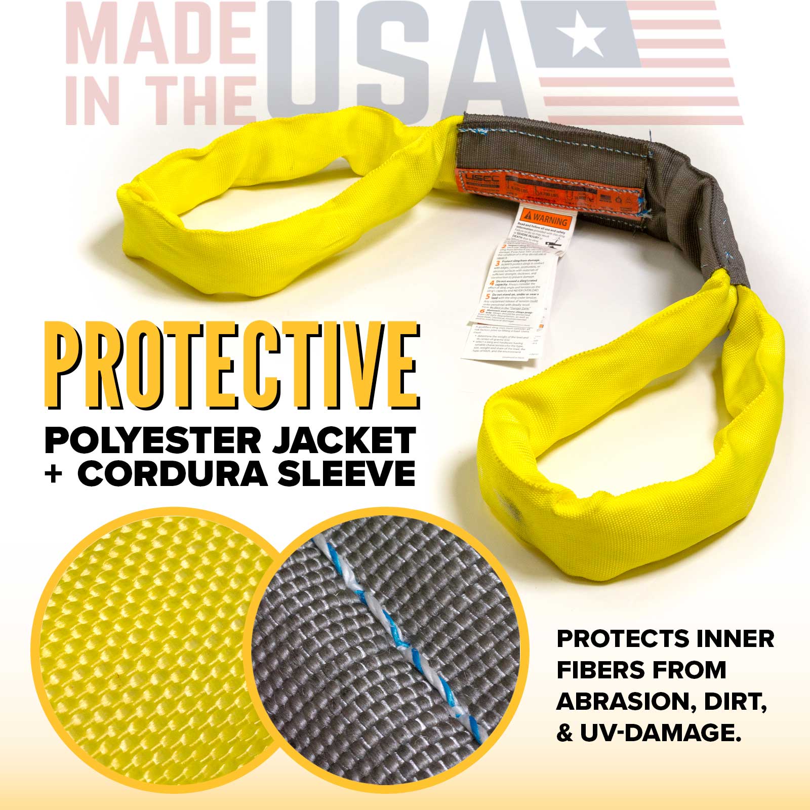 poly roundsling protective jacket