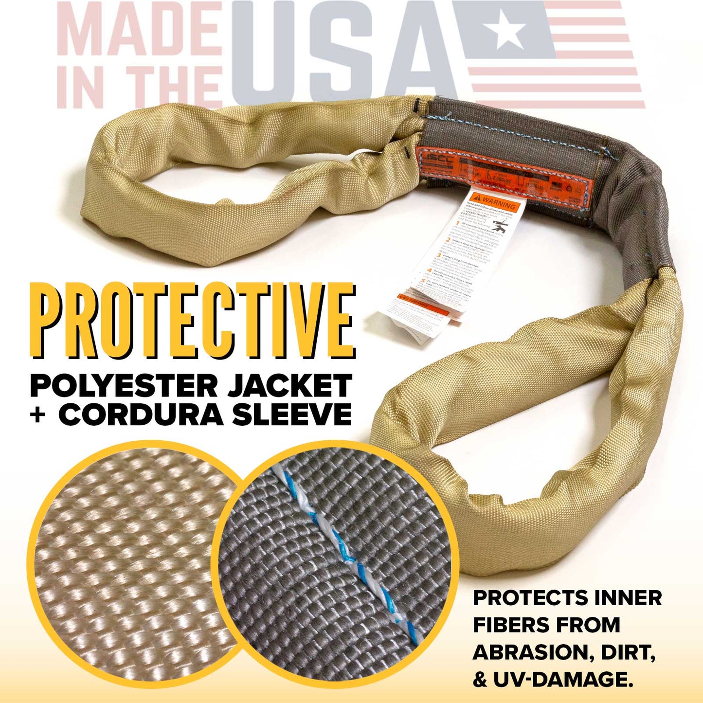 poly roundsling protective jacket
