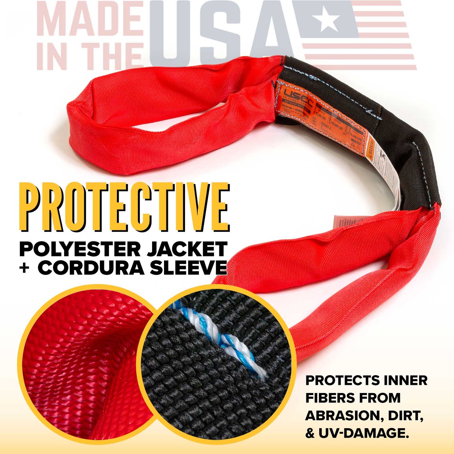 poly roundsling protective jacket