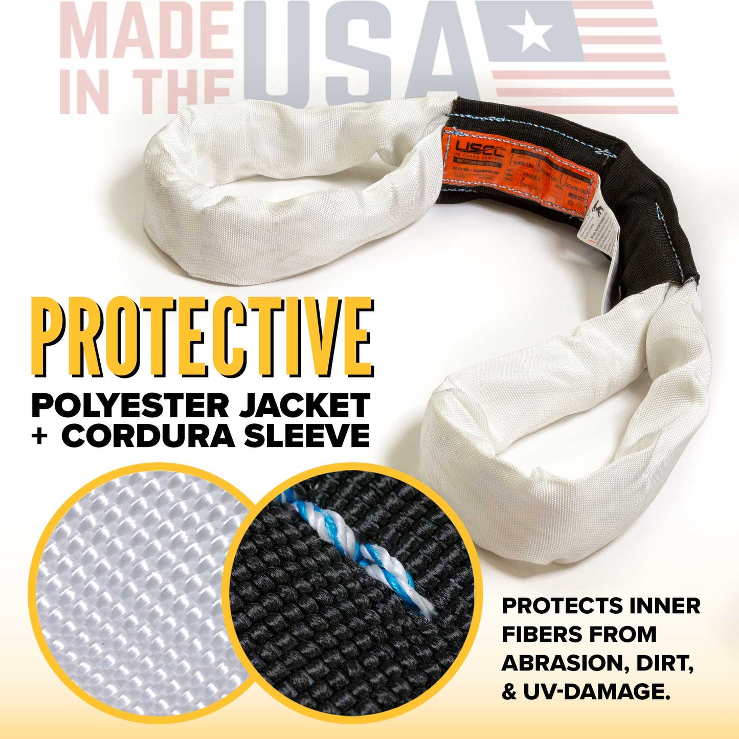 poly roundsling protective jacket