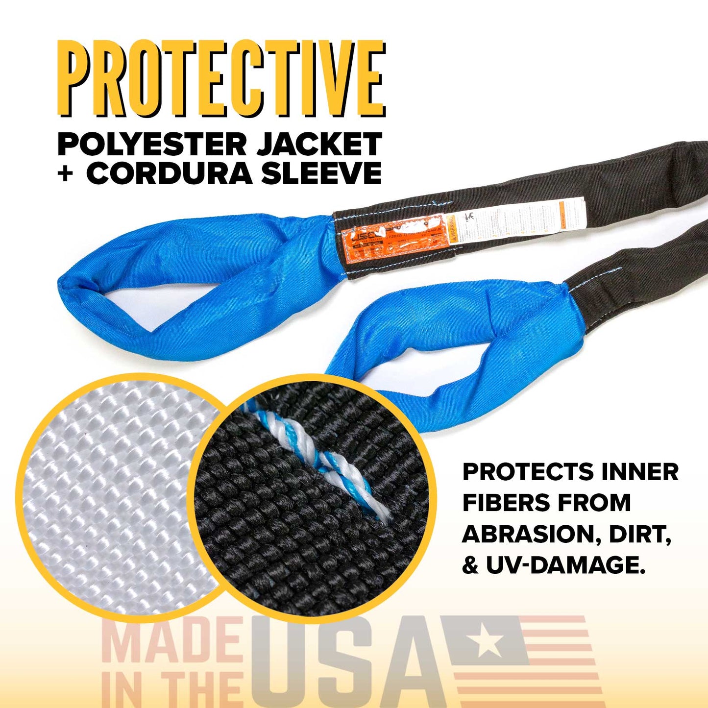 poly roundsling protective jacket