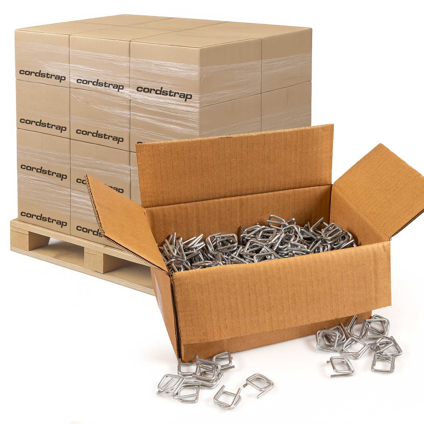 1" Cordstrap Buckles for Composite Strapping - Pallet