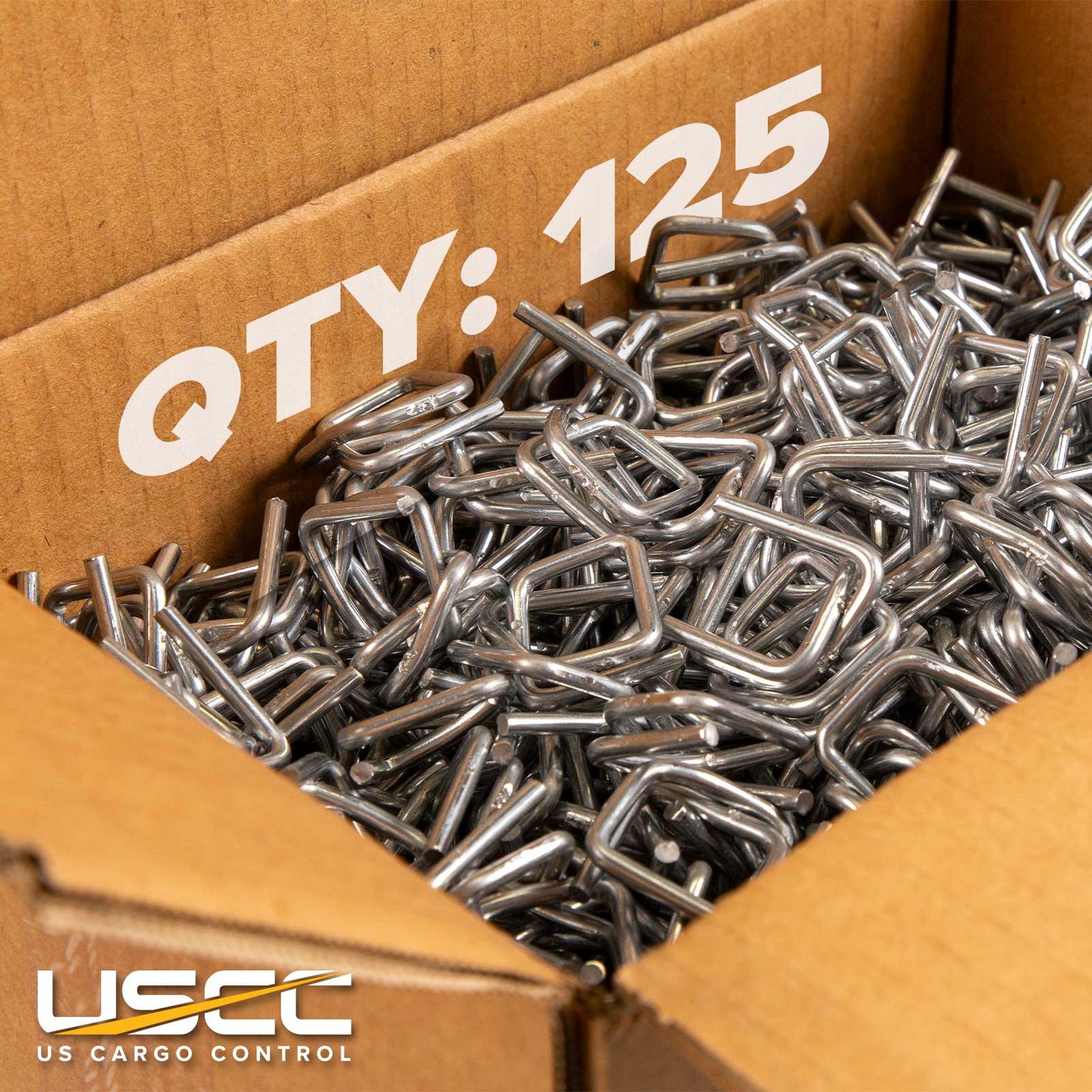 1-1/4" Cordstrap Buckles for Composite Strapping - Box of 125 - 2-Pack