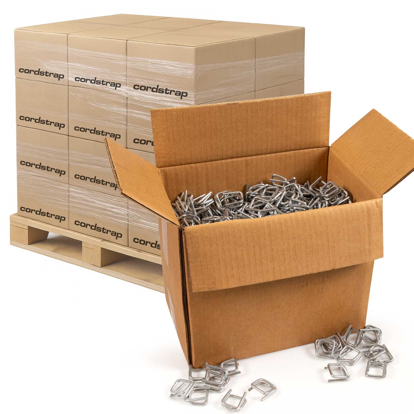 3/4" Cordstrap Buckles for Composite Strapping - Pallet