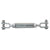 Galvanized Jaw & Jaw Turnbuckle