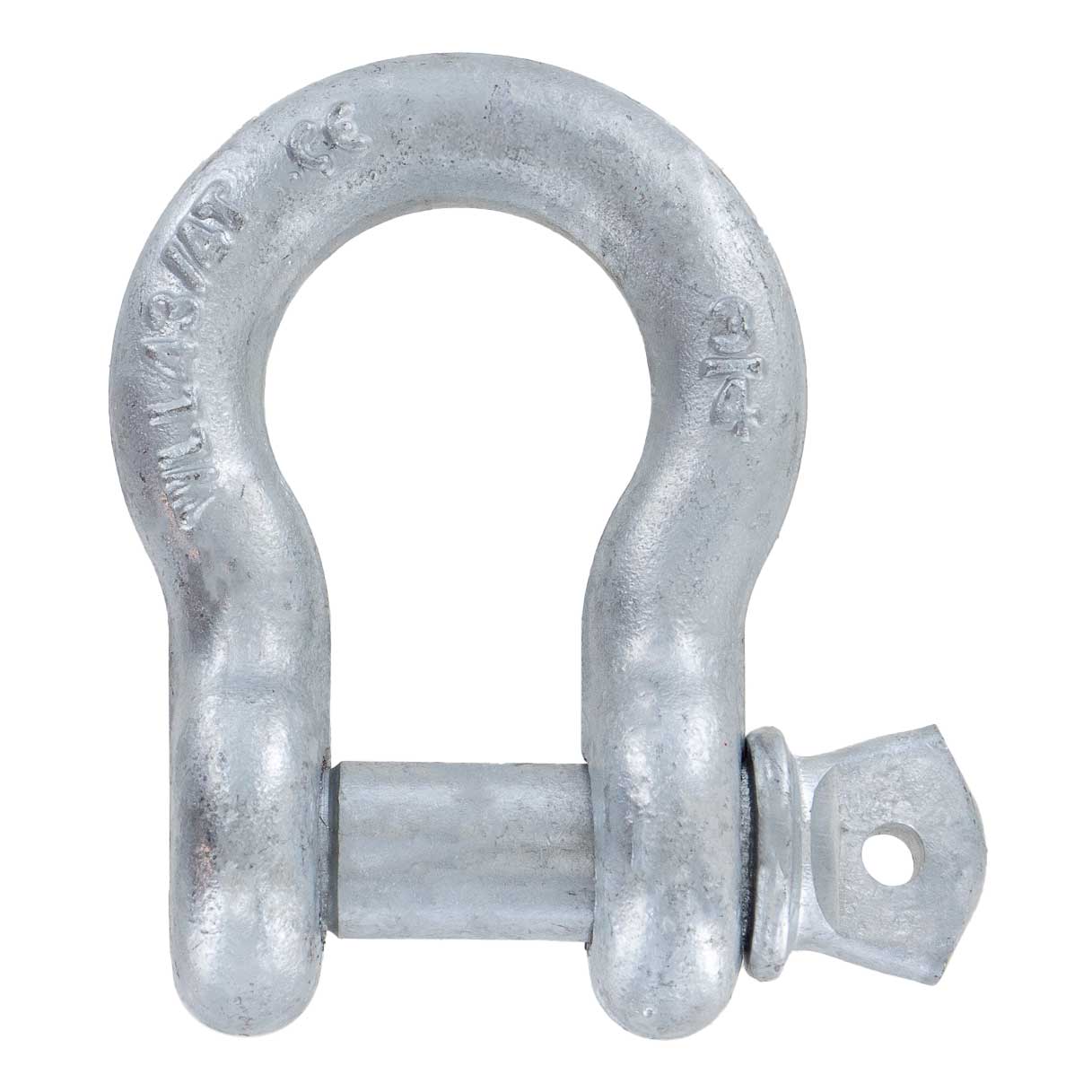 7/16" Galvanized Screw Pin Anchor Shackle - 1.5 Ton primary image
