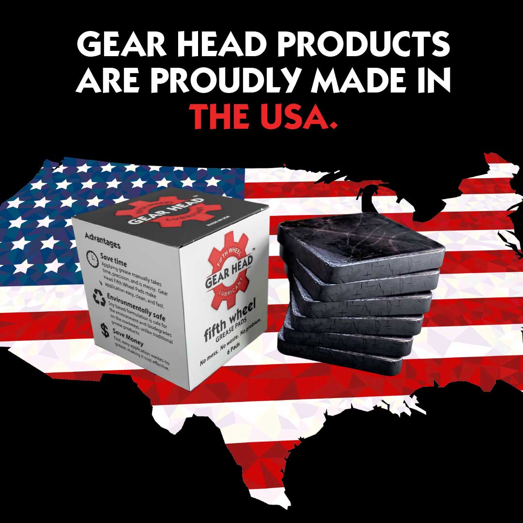 Gear Head 5th Wheel Lubricant Pads - 6-Pack