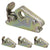 E Track Tie Down Heavy Duty without Round Ring | 6,000 lbs. BS | 4-Pack Image 1 of 9