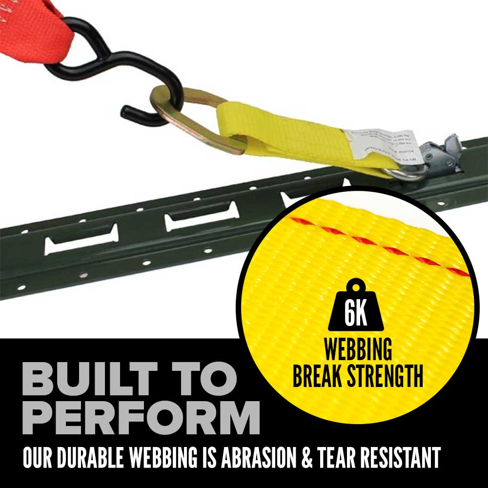 heavy-duty e track tie off strap high quality webbing