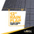 24' x 28' Heavy Duty Lumber Tarp | 8' Drop & Flap - 18 oz. Black Tarp