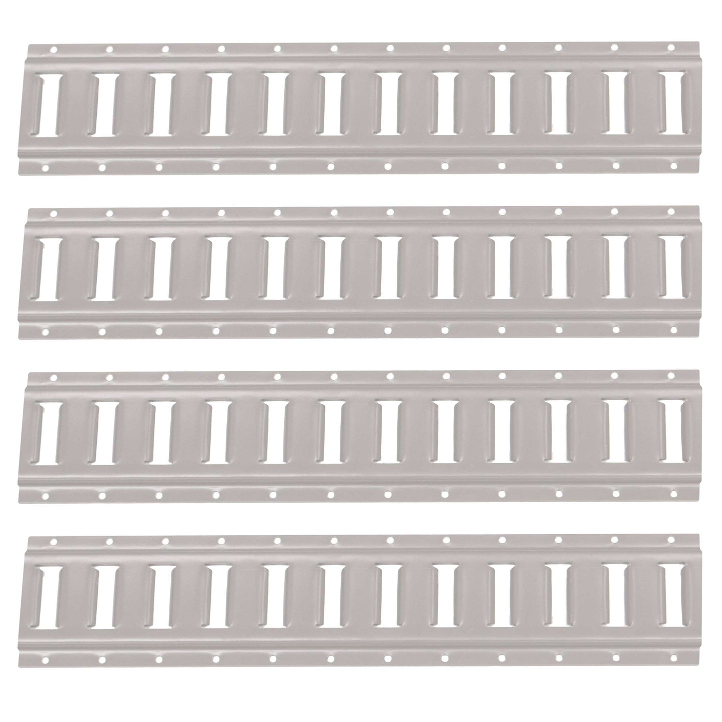 2' Horizontal E-Track- Gray Painted- 4-Pack
