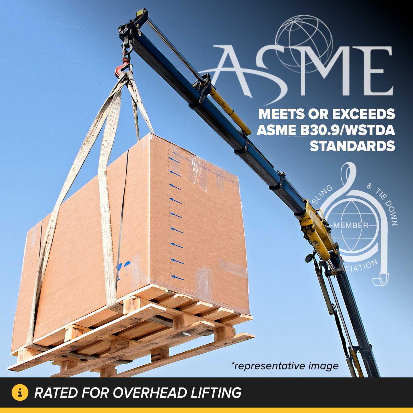 compliant nylon lifting slings that meet ASME/WSTDA standards