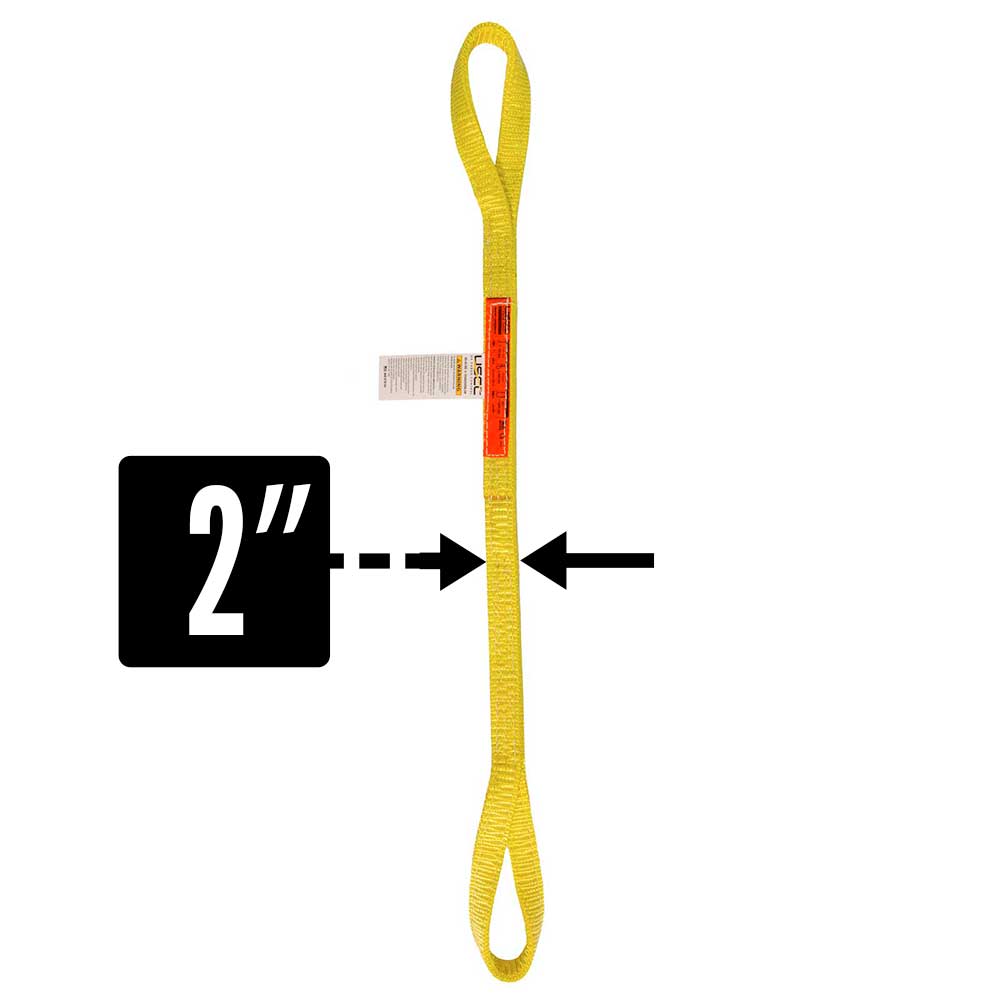 twisted eye nylon sling thumbnail, 2"