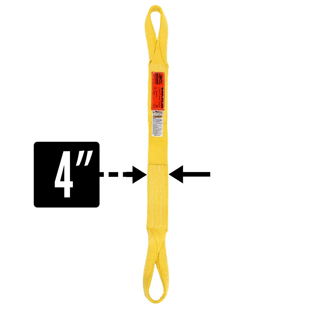 twisted eye nylon sling thumbnail, 4"