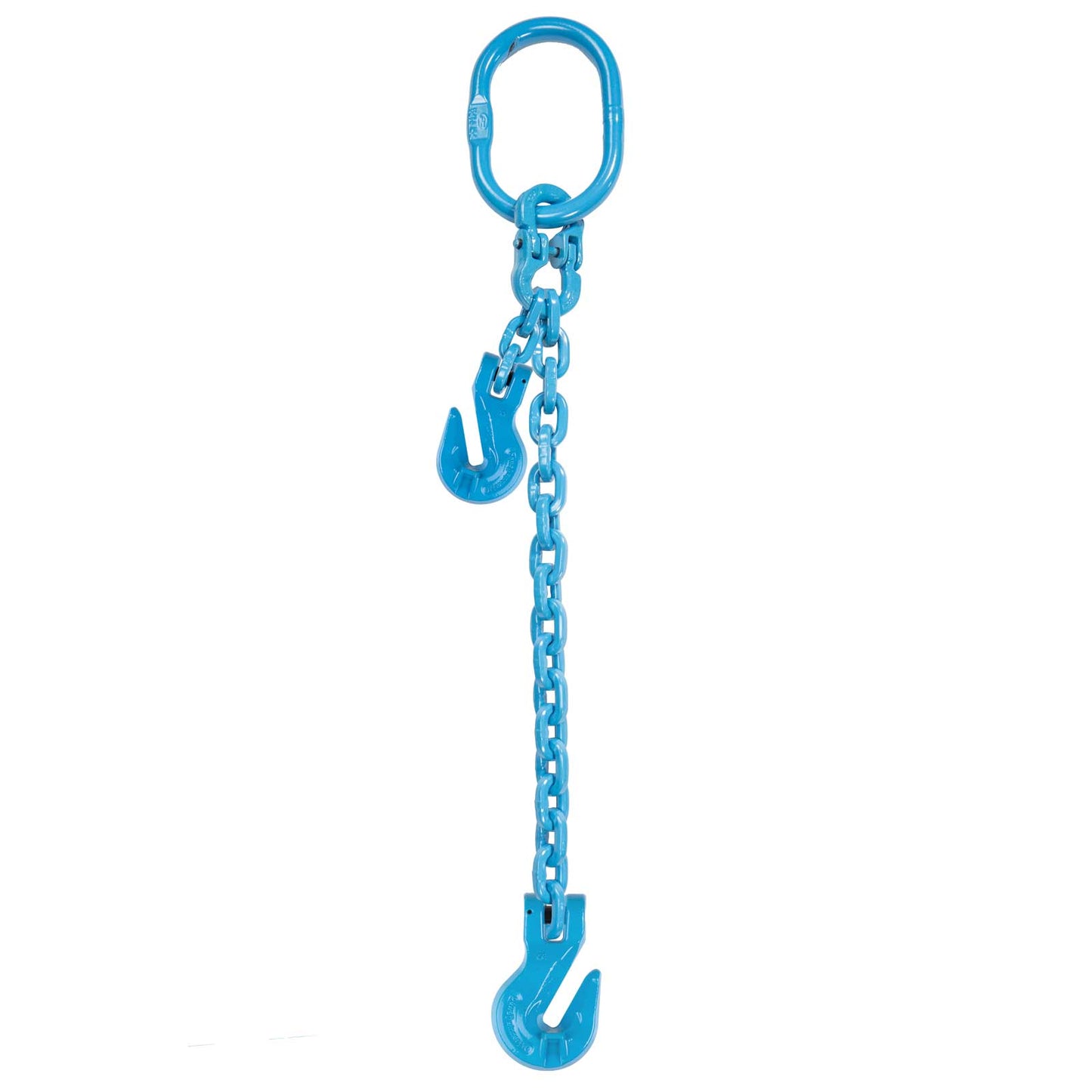 12 inch x 20 foot Pewag Adjustable Single Leg Chain Sling w Grab Hook Grade 120