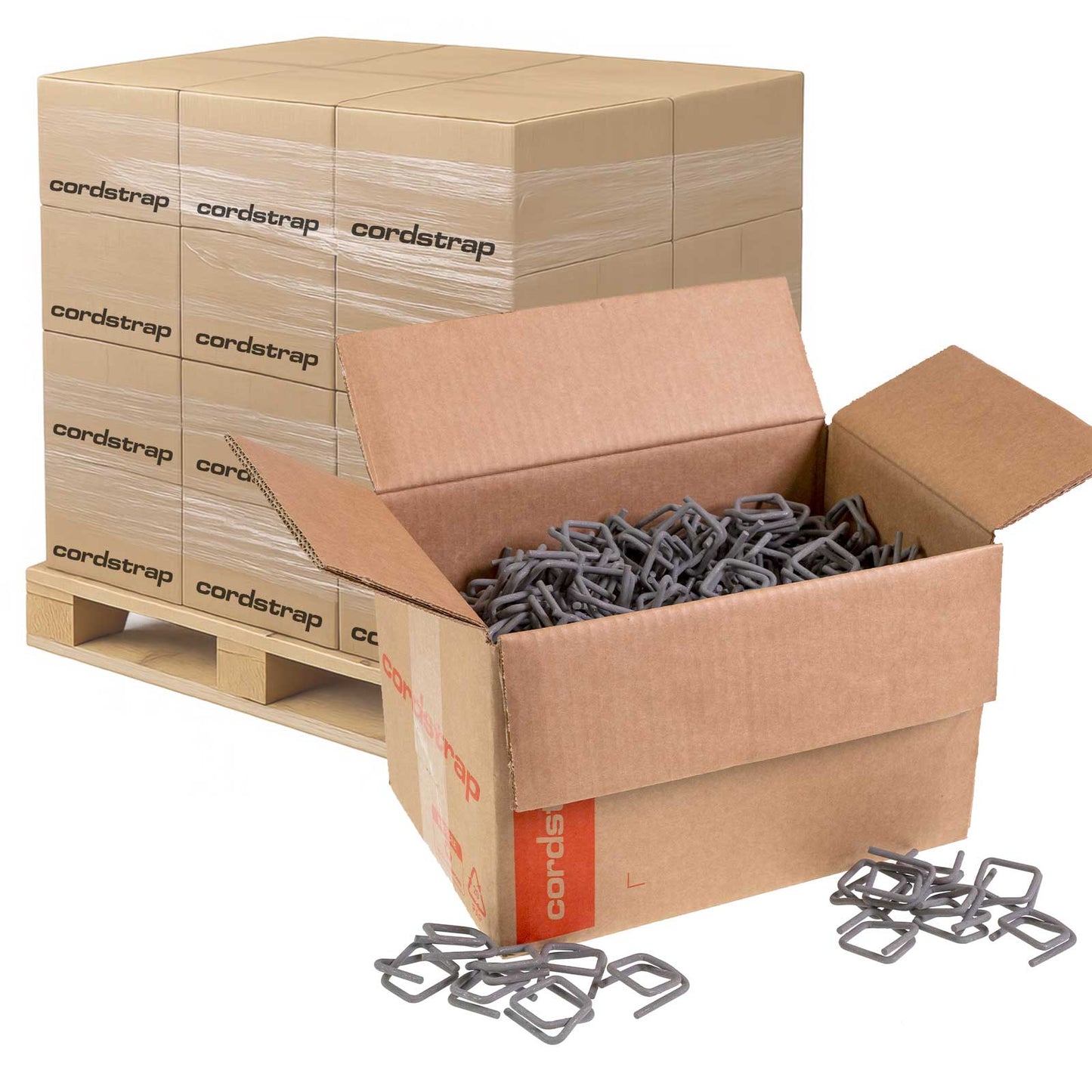 3/4" Cordstrap Buckles for Woven Strapping - Pallet