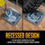 Bolt-On Recessed D-Ring Kit with Backing Plate - 5,000 lbs. BS