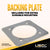 Bolt-On Recessed D-Ring Kit with Backing Plate - 5,000 lbs. BS