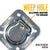 Bolt-On Recessed D-Ring Kit with Backing Plate - 5,000 lbs. BS
