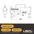 M&W Single Hook Forklift Beam - 10,000 lb.
