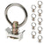 Single Stud Fitting w/ Stainless Steel Round Ring | 4,000 lbs. BS | 10-Pack Image 1 of 10
