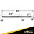 Combination Winch Bar - Chrome Finish