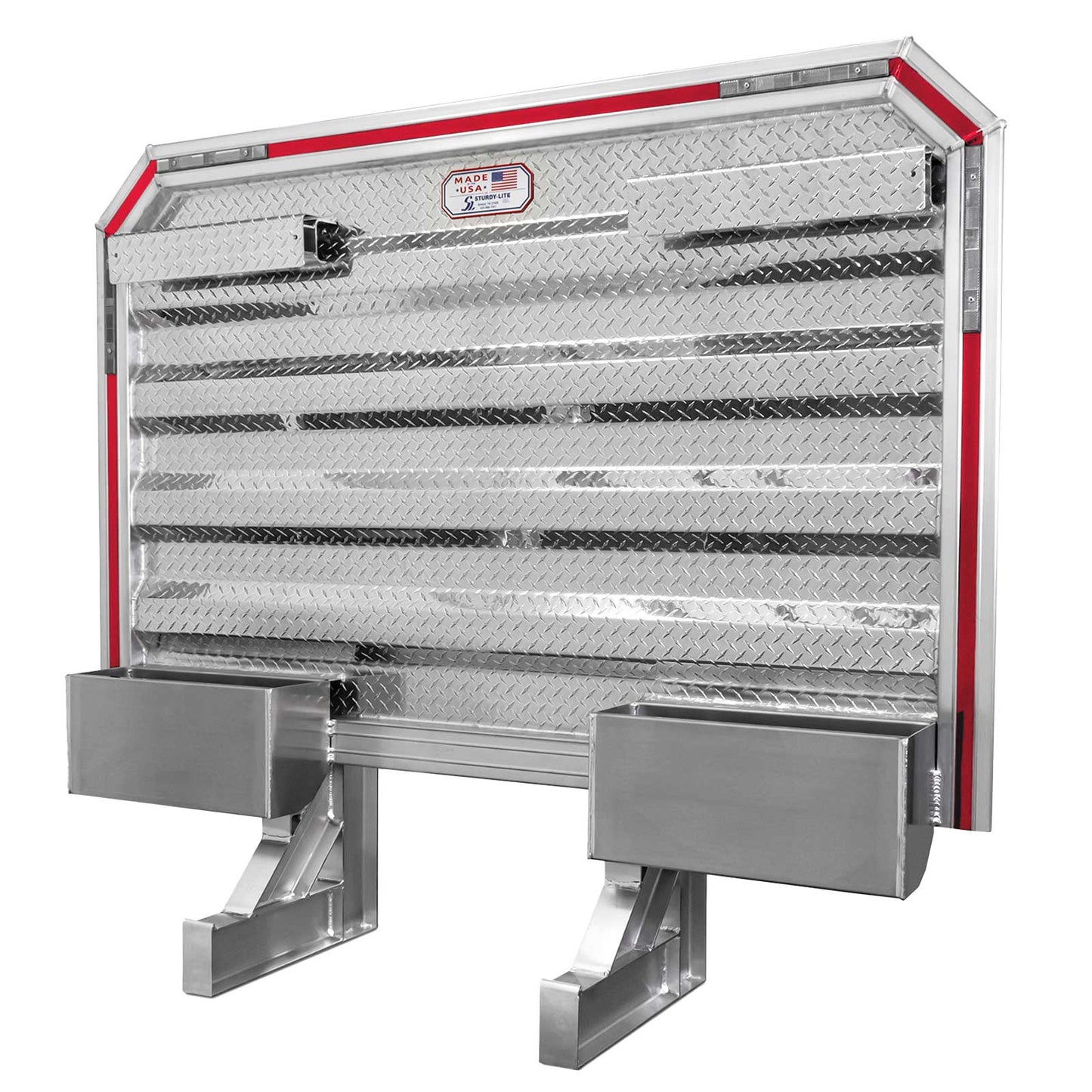 68" x 80" Semi Headache Rack | 2 Half-Trays & 2 Chain Hangers