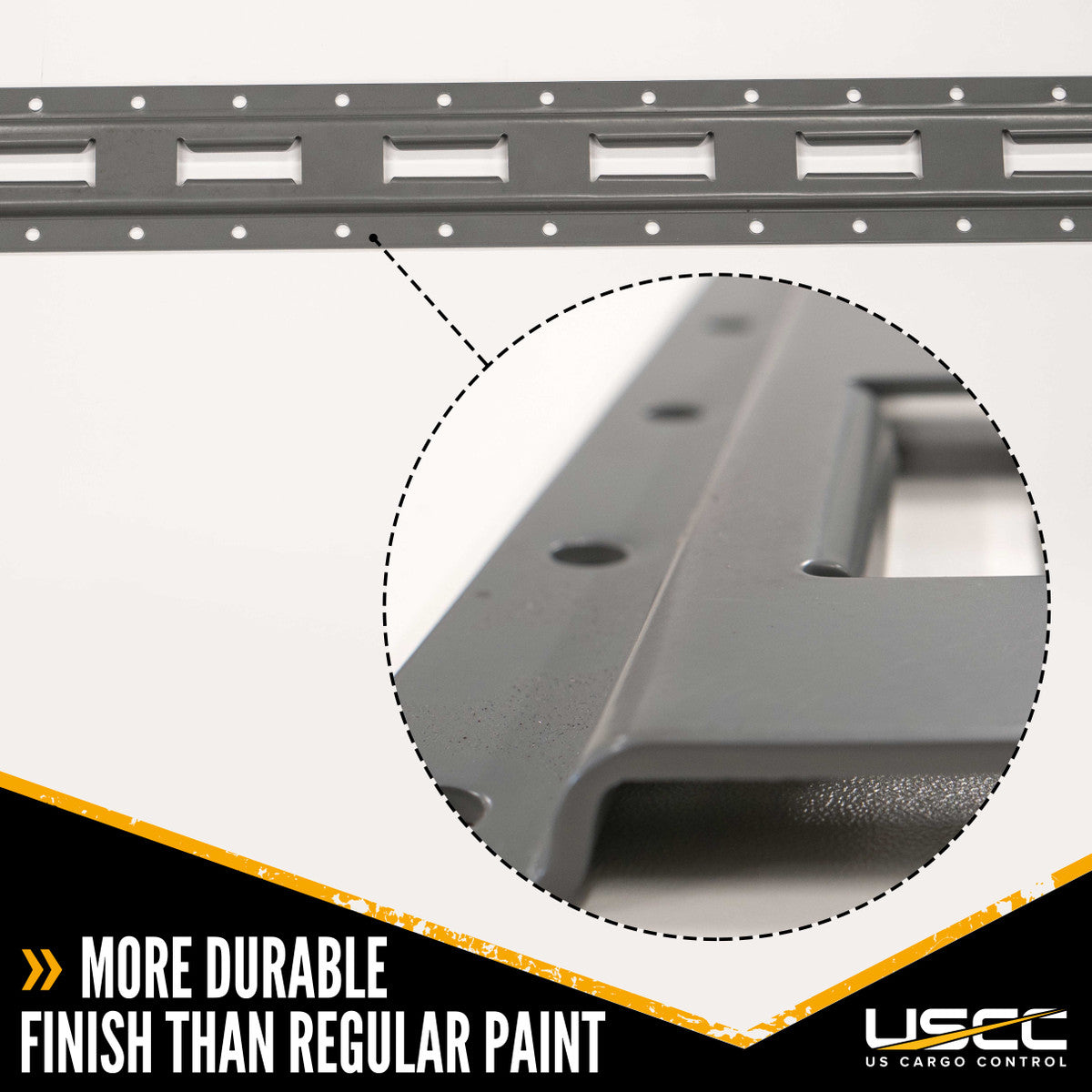 Dark Gray 5' Vertical E-Track | Painted