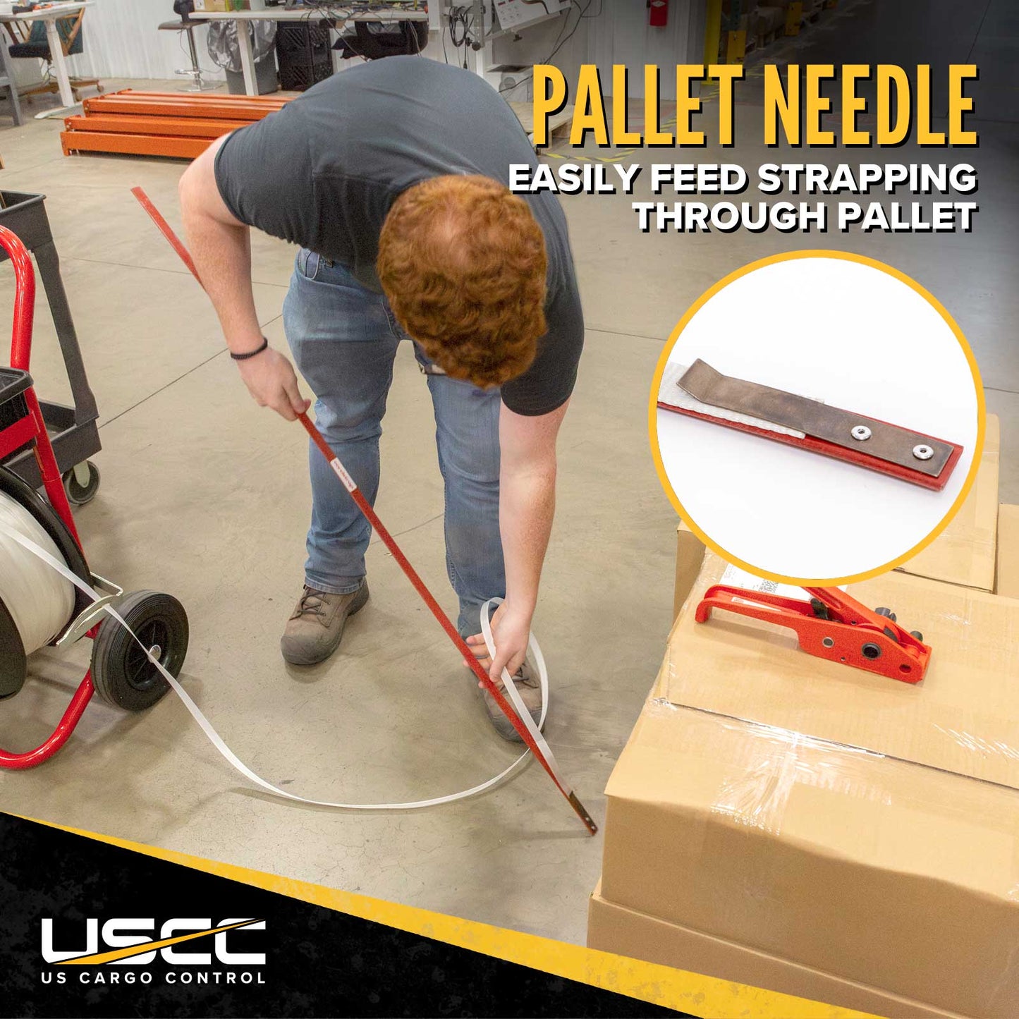 3/4" Woven Cord Strapping Starter Kit - Mobile Dispenser