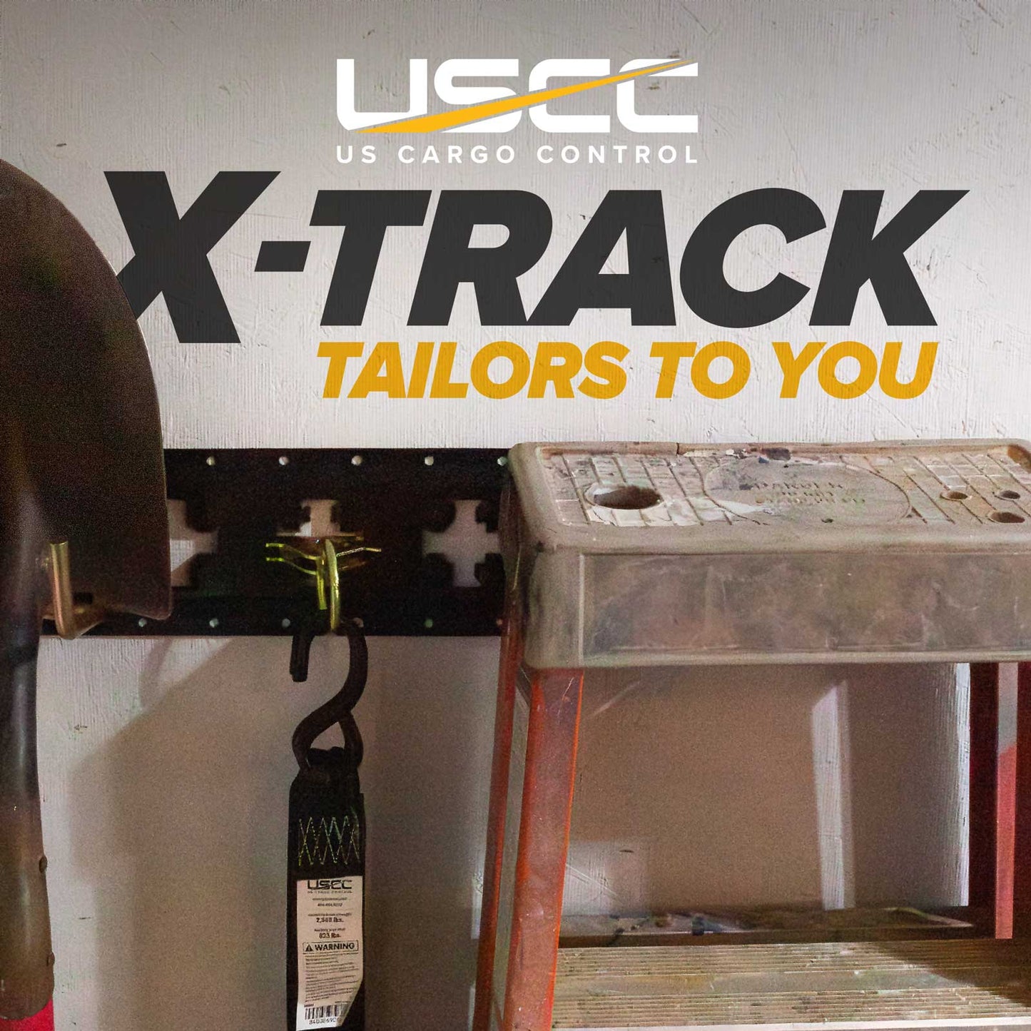 2' X-Track Rail | Black Powder Coat