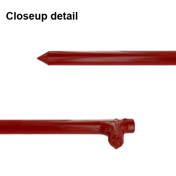5/8" x 24" Tent Stake - Hot Forged Tent Pin - Red - image 2