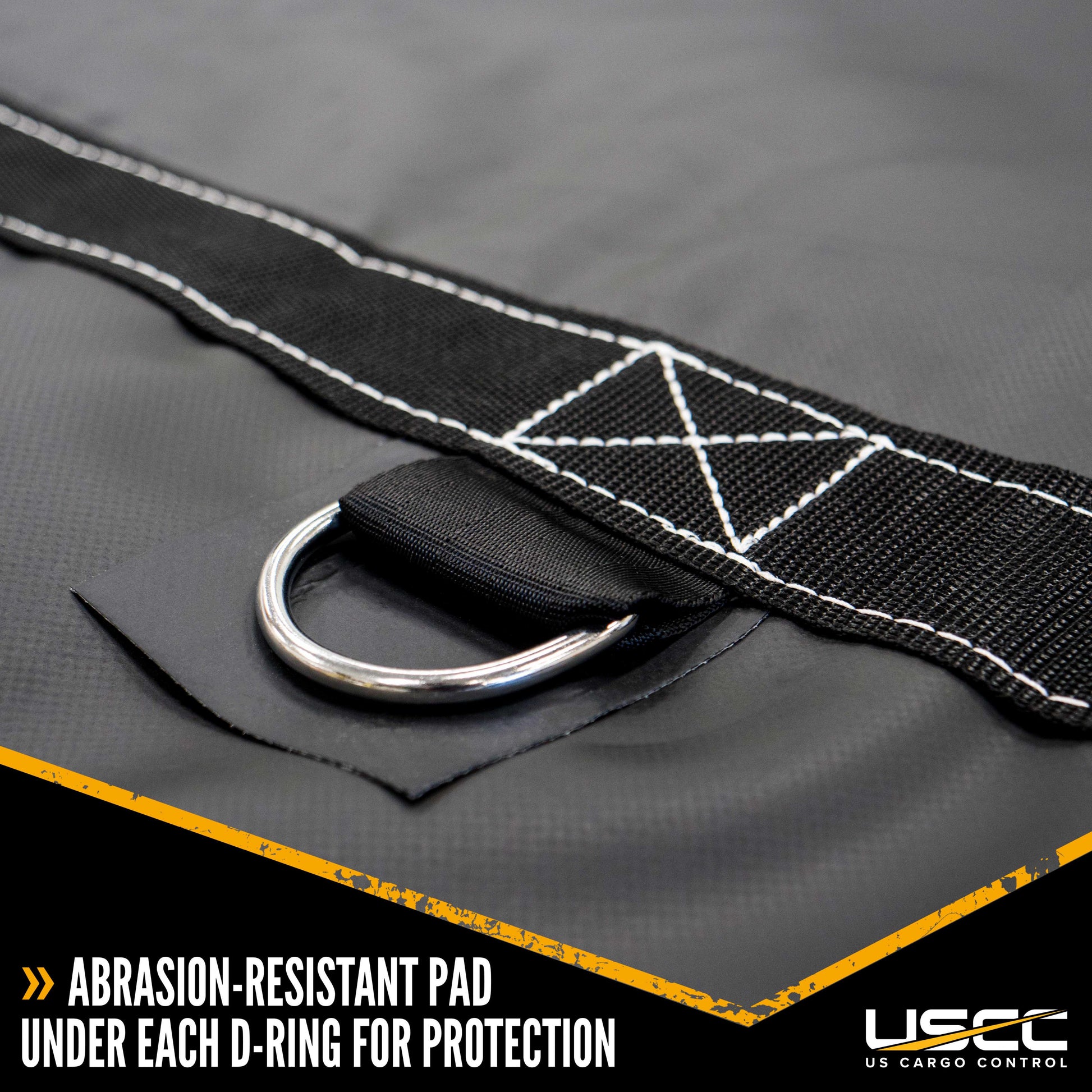 14 oz 3 Pc Lumber Tarp Ends 20 foot x 20 foot (6 foot Drop) Mid 20 foot x 16 foot Black image 7 of 10