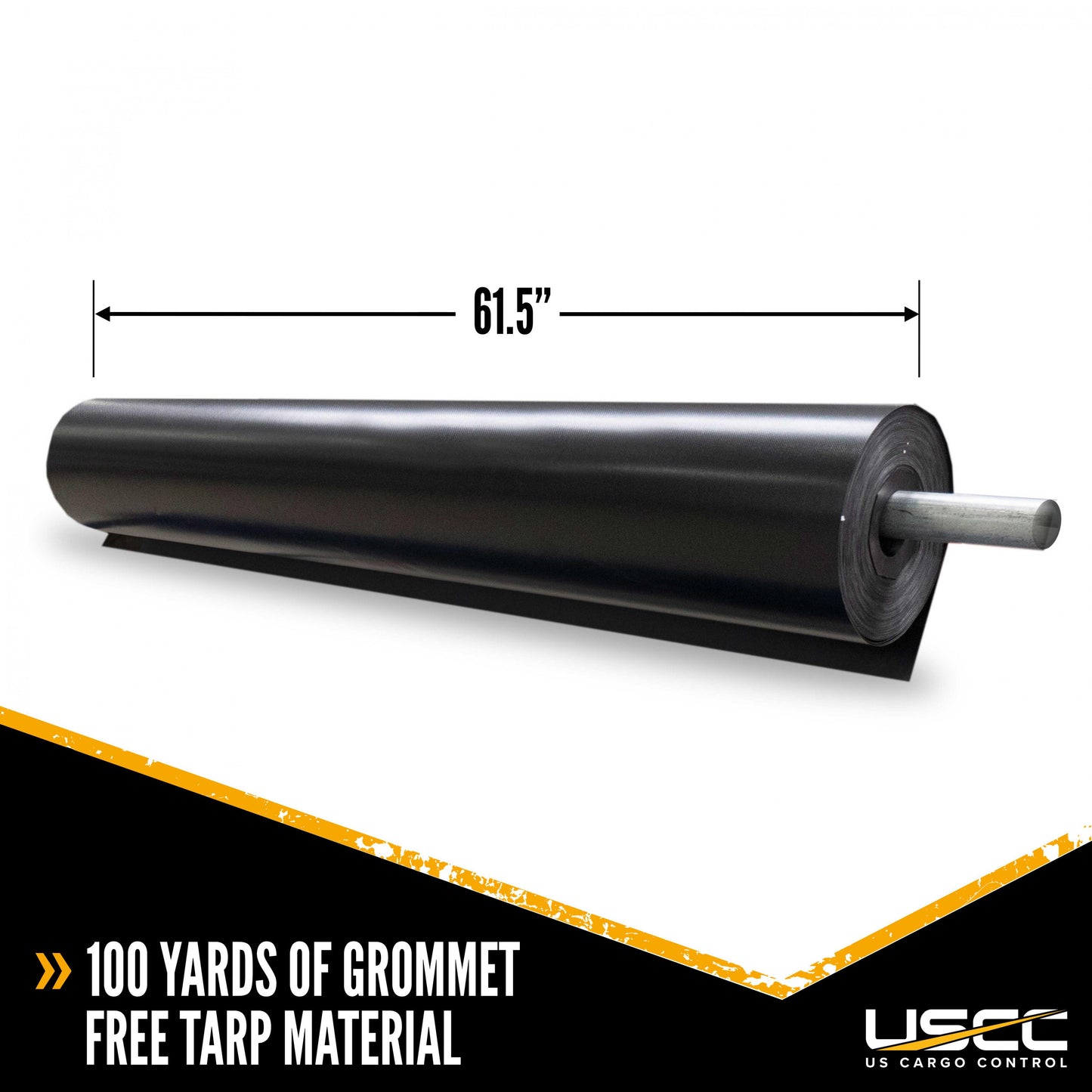 18 oz PVC Coated Polyester Tarp Roll Black image 3 of 7