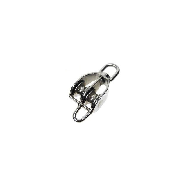 Double Swivel Eye Block w/ Loop T304 3/8" x 2"