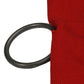 Red Safety Flag w/ Wire Rod: Poly/Cotton 18" x 18" - image 2