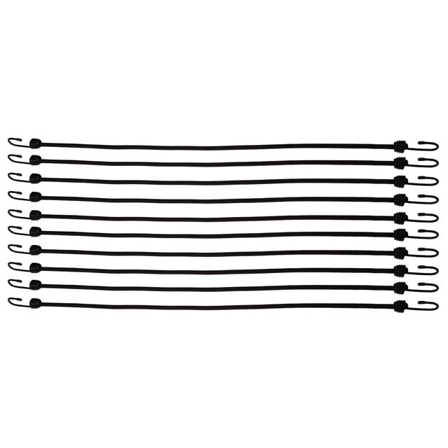 1/2" x 48" Black Bungee Cords (bundle of 10) - 12mm - image 3