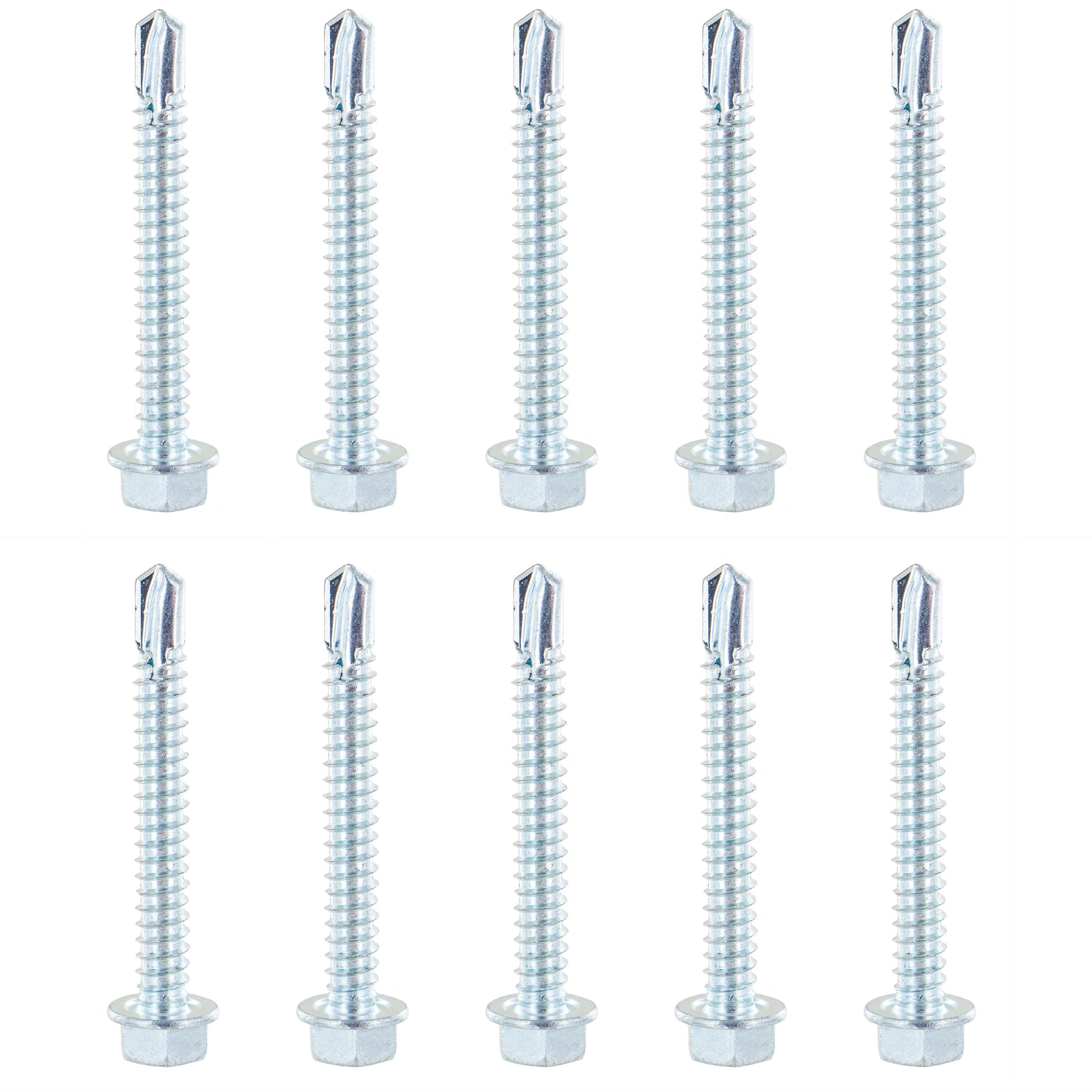 2 inch ETrack Hex Screw Pack w Self Drilling Tip (10 pk) image 1 of 5