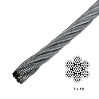 7/32" 7x19 Galvanized Wire (by Linear Foot)