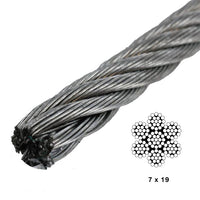 1/4" 7x19 Galvanized Wire (by Linear Foot)