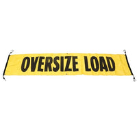 84" x  18" Oversize/Wide Load Vinyl Sign Banner w/ Bungee Cords