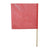 Red Nylon Mesh Safety Flag w/ 32
