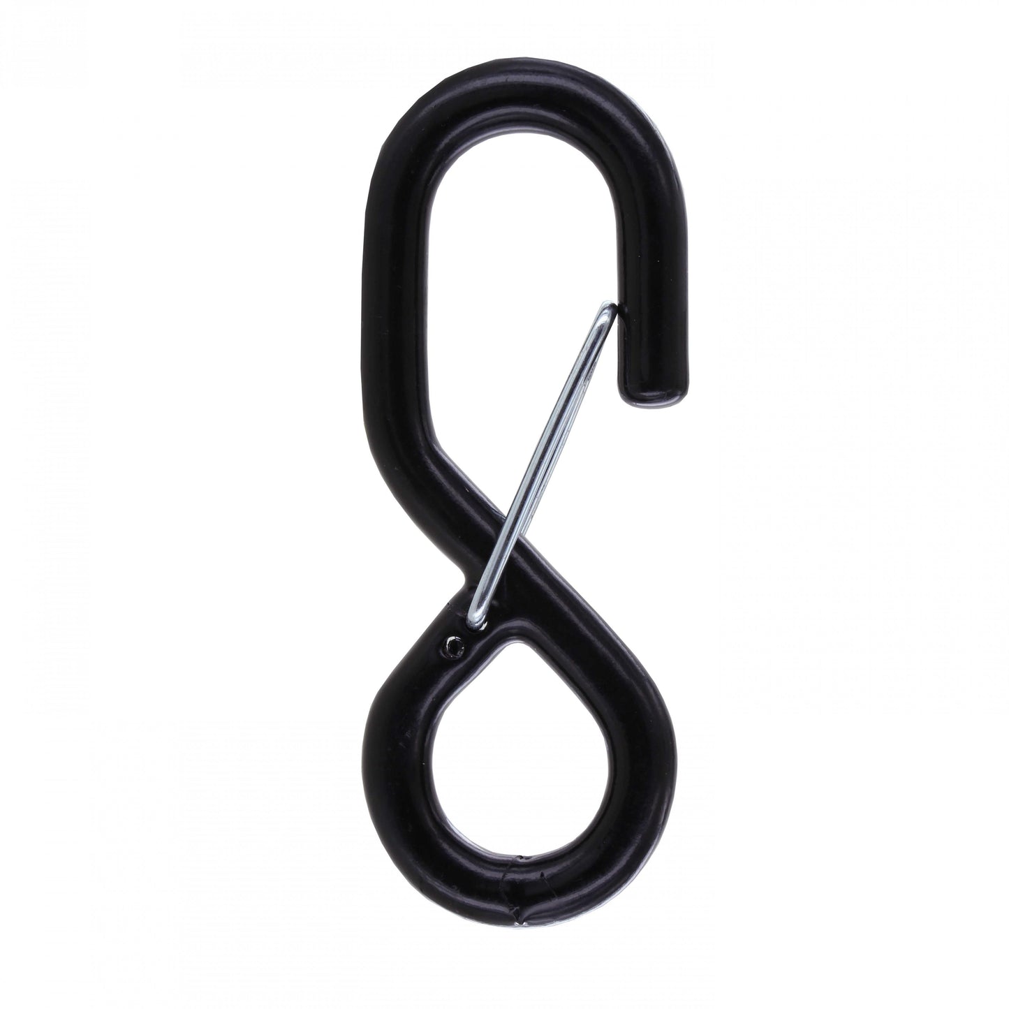 1 inch Heavy Duty Black Vinyl Coated SHook w Keeper 2000 lbs image 1 of 2