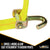2 inch x 14 foot OEM Replacement Wheel Strap with 2 Swivel J Hooks and 3 Adjustable Rubber Cleats image 3 of 9