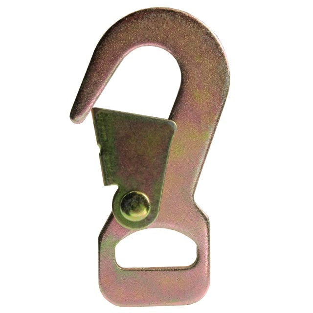 1" Flat Snap Hook, 3300lbs, yellow zinc