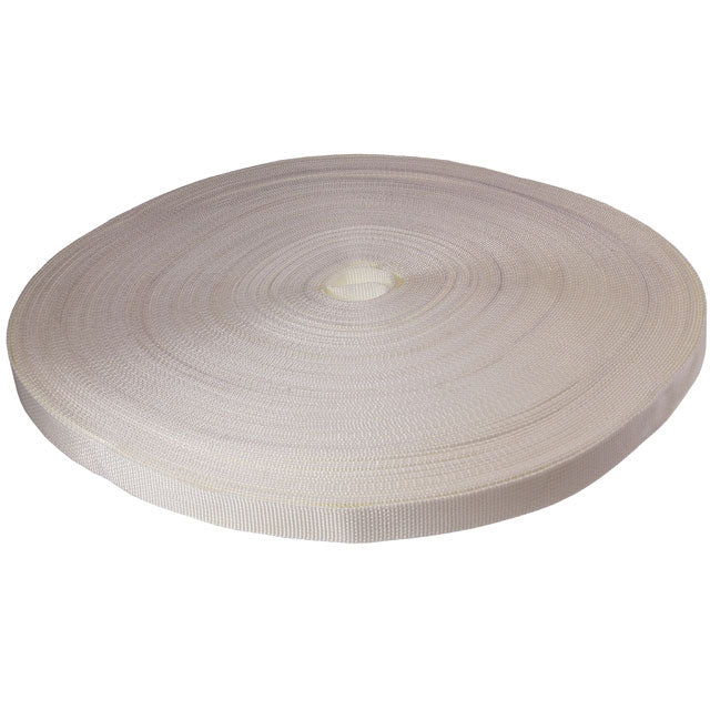 1" 4.5K Polyester Cargo Webbing - Linear Foot - White - image 3
