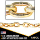 Grade 70 38 inch x 25 foot Chain Ratchet Chain Binder Made in USA Package image 4 of 8