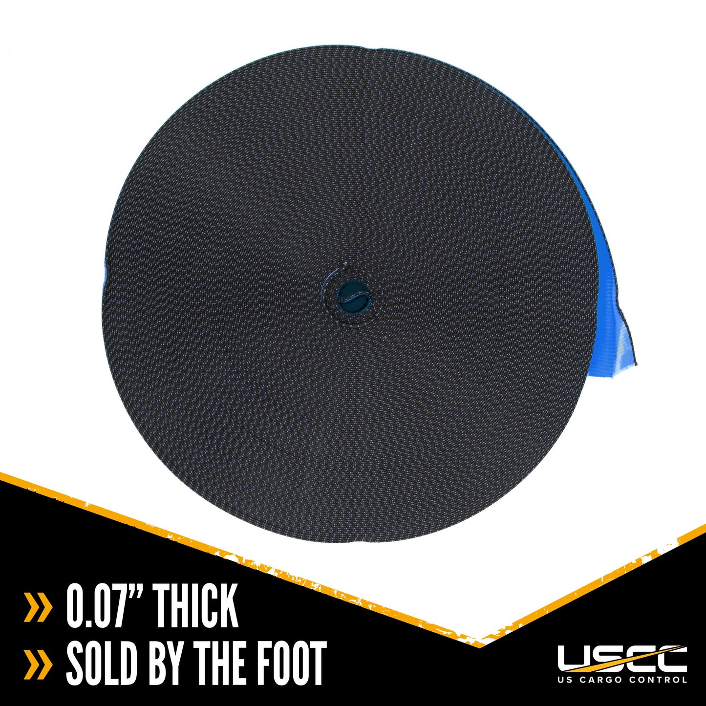 4" x 300' 20K Polyester Cargo Webbing - Blue