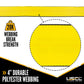 4" 20K Polyester Cargo Webbing - Yellow - Linear Foot
